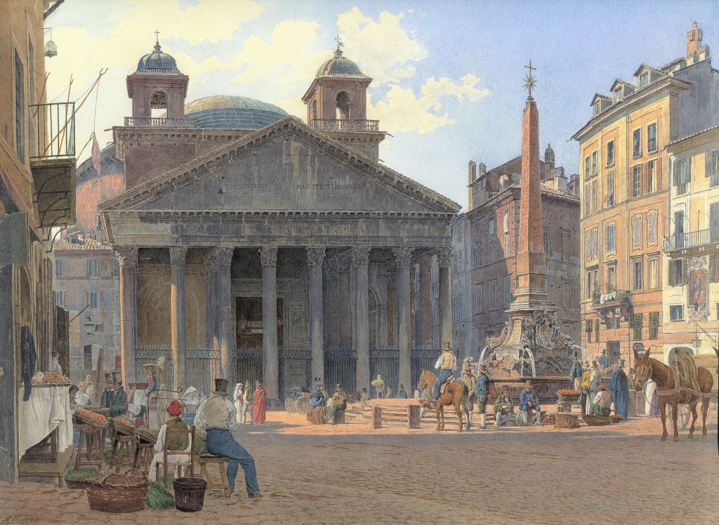 Jakob Alt, Pantheon, 1836